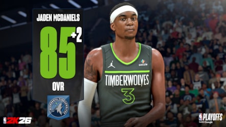 NBA 2K26 Ratings 10 - Jaden McDaniels Horizontal