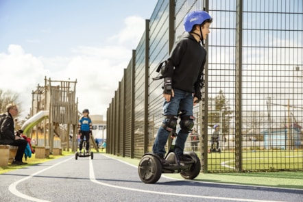 Caister-on-Sea junior segways