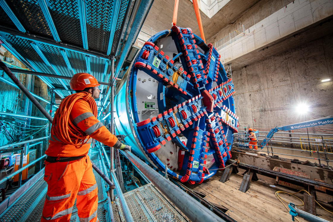 TBM Madeline cutterhead in situ 2