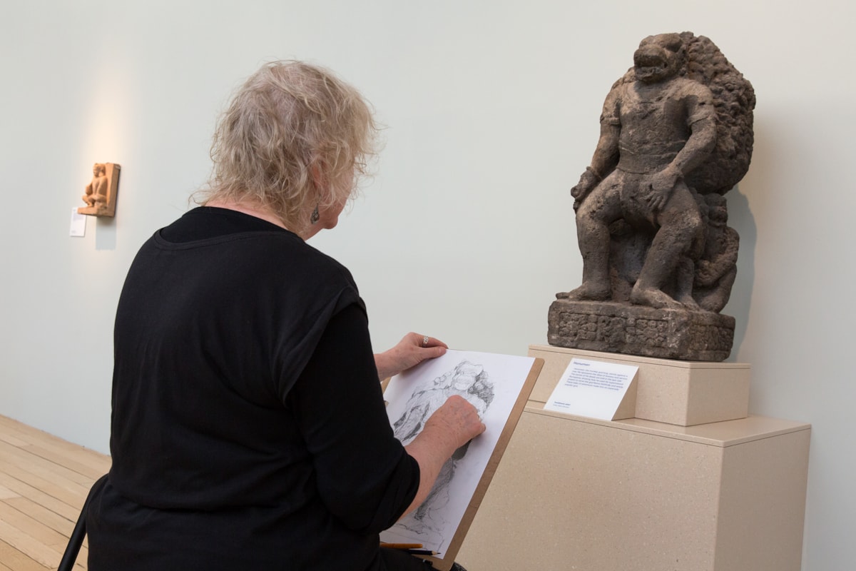 Sketching at the National Museum of Scotland. Photo © Ruth Armstrong (2)