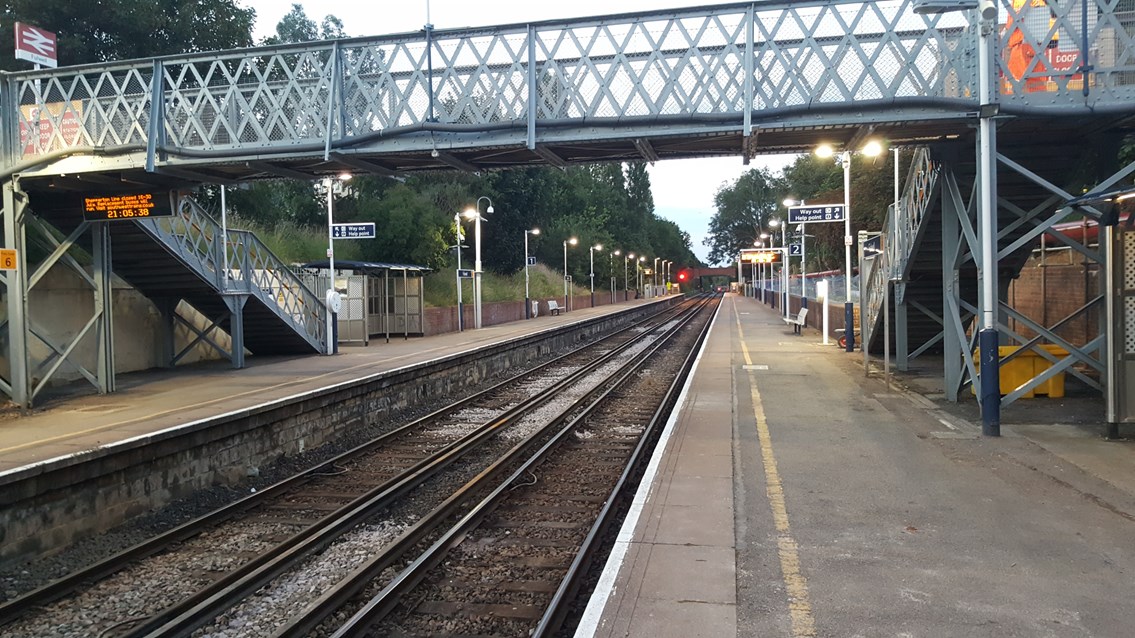 Fulwell drainage works: following the completion of the two week closure, the Shepperton line re-opened early on Sunday, 31 July