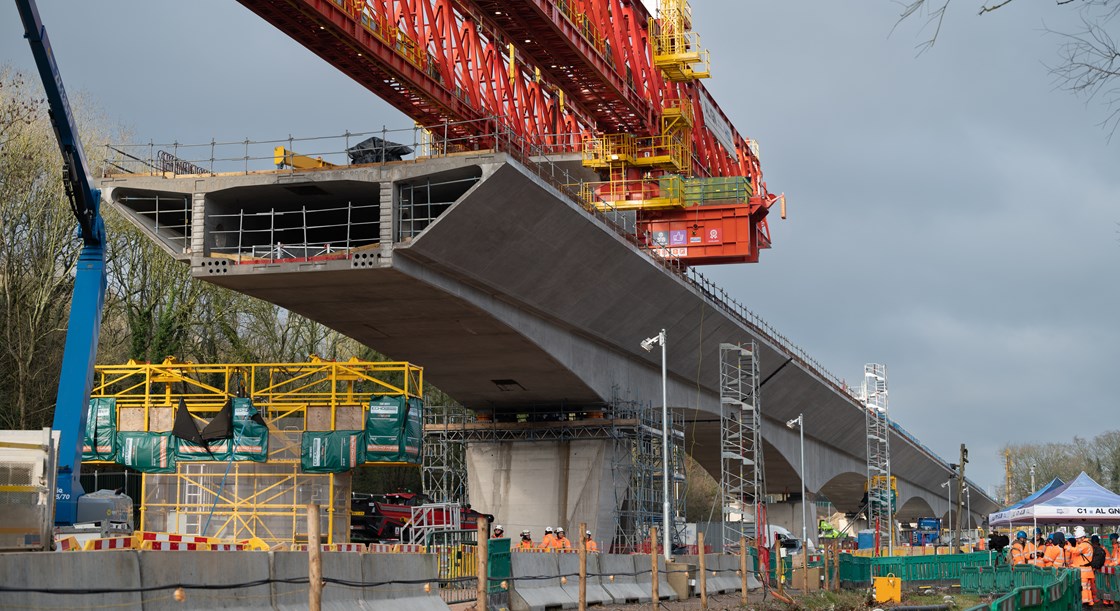 Colne Valley Viaduct, January 2023