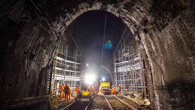 Major track and drainage upgrades on West Coast main line: Kilsby Tunnel Credit GBickerdike (1)