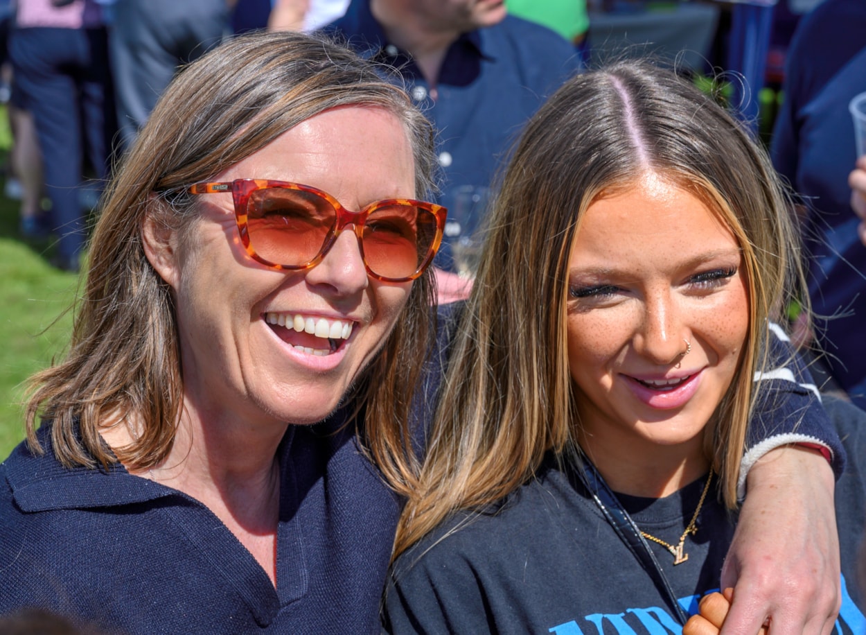Baton of Hope 2: Bairbre McKendrick and her daughter Robyn. Picture credit: Guy Roberts