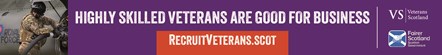 Our web banner has been produced to allow you to promote the recruitment of veterans on your website.