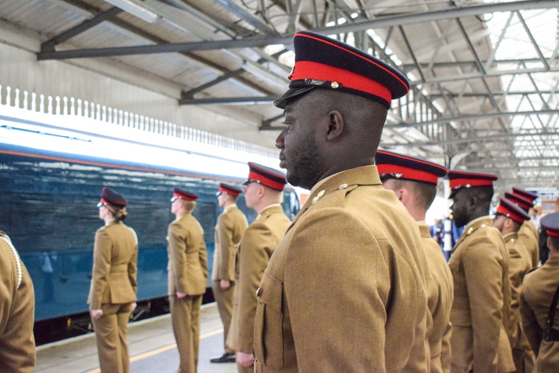 Gunner of 14th Regiment Royal Artillery with Royal Artilleryman