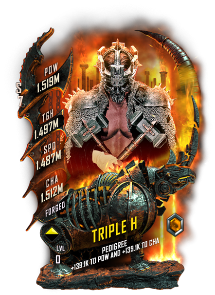SuperCard Season7 ForgedTier TripleH-Rhino