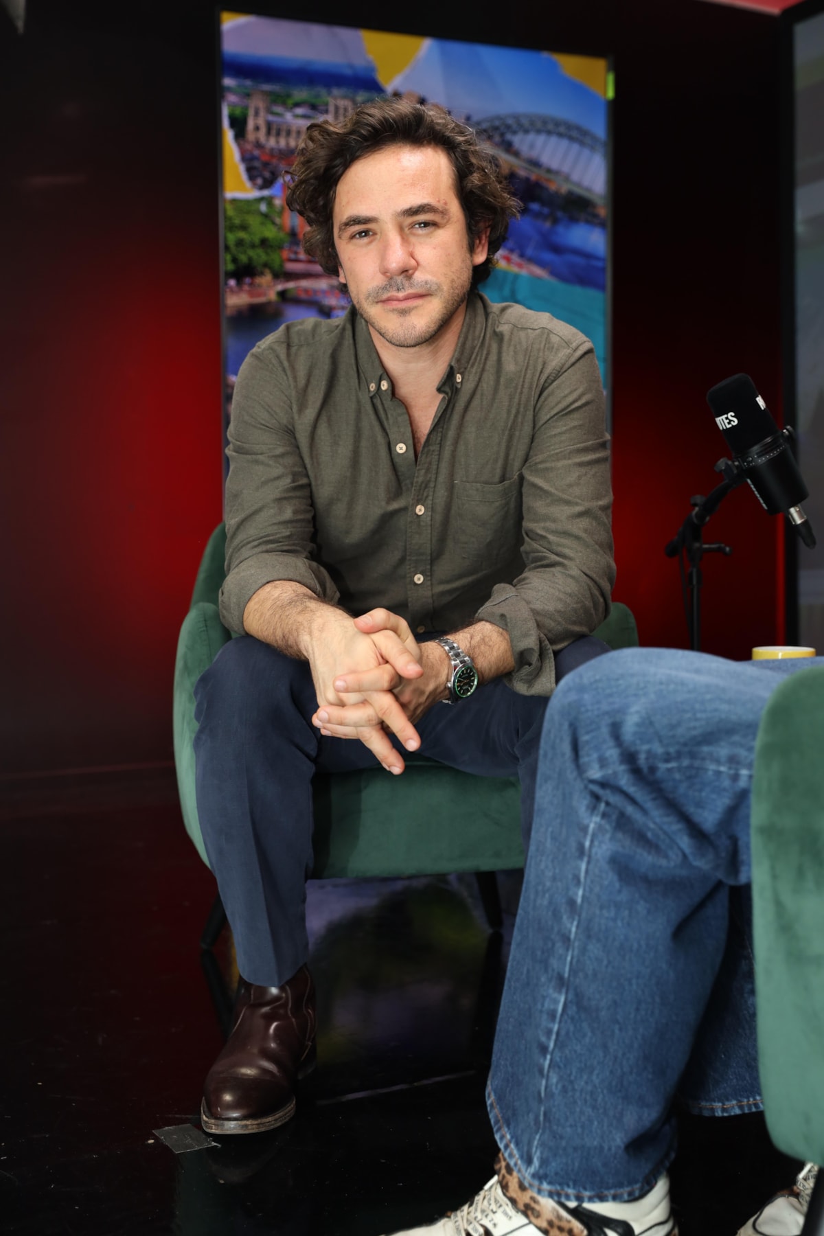 Jack Savoretti in LNER Routes Studio with Jenni Falconer