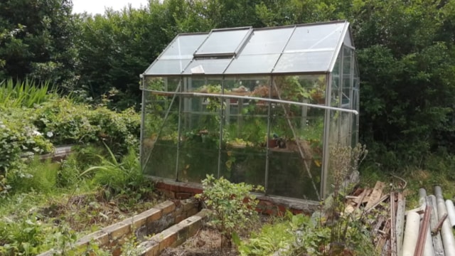 Liverpool’s forgotten railway land blossoms into a thriving community garden: Community green house brought back into use