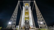 Hoisting satellites for Vega-C flight VV27 to the top of the rocket: Hoisting satellites for Vega-C flight VV27 to the top of the rocket