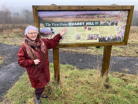 Volunteer Maureen Roberts has been helping at the site since 2003