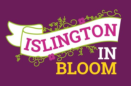 The logo for Islington in Bloom 2021