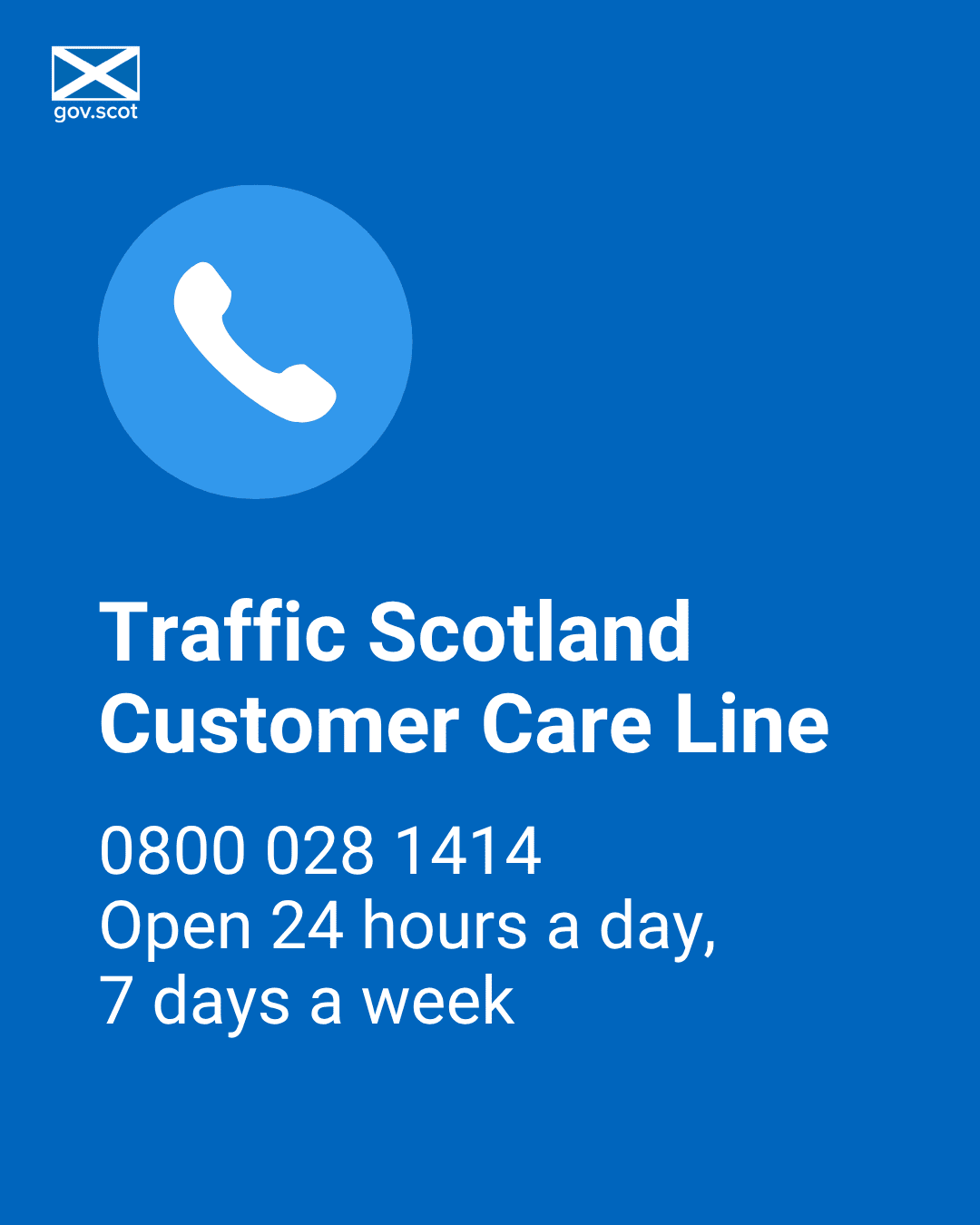 Traffic Scotland - Portrait - Flooding - SG Resilience - September 2026