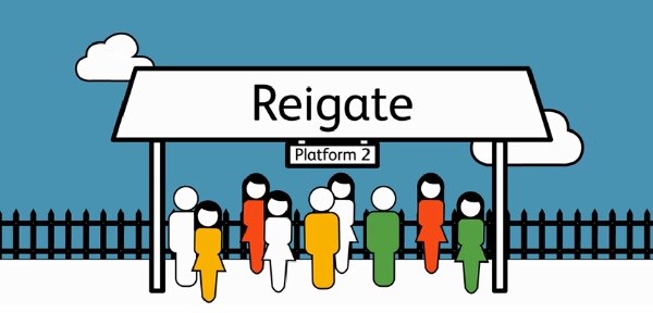 Reigate stn animation