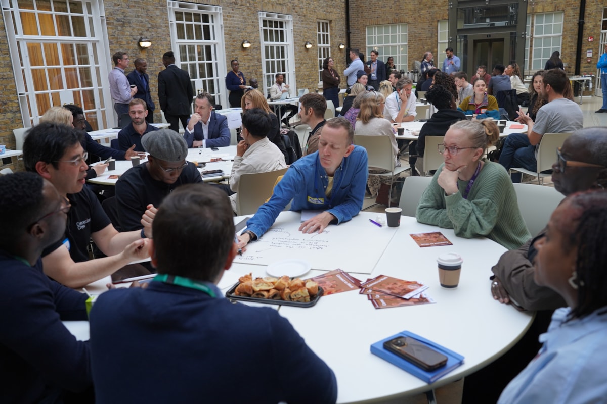 Discussions at the Connect to Work launch event