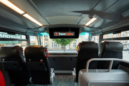 Deputy Minister for Transport Mark Hooper at the launch of 30 new TrawsCymru buses in Aberystwyth-3