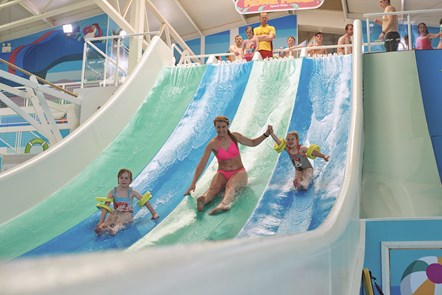 Indoor Pool Slide at Hafan y Môr