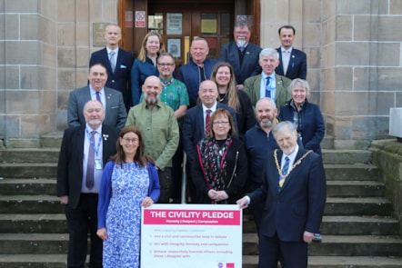Moray Councillors sign the Jo Cox Civility Pledge.

Please note, not all councillors who have signed the pledge were available to take part in the photo.