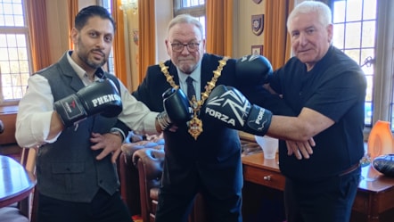Shaz Salem, Mayor of Dudley and Cllr Patrick Harley RESIZED