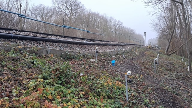 SURREY: Emergency engineering works to close line between Guildford and Effingham Junction: Clandon embankment