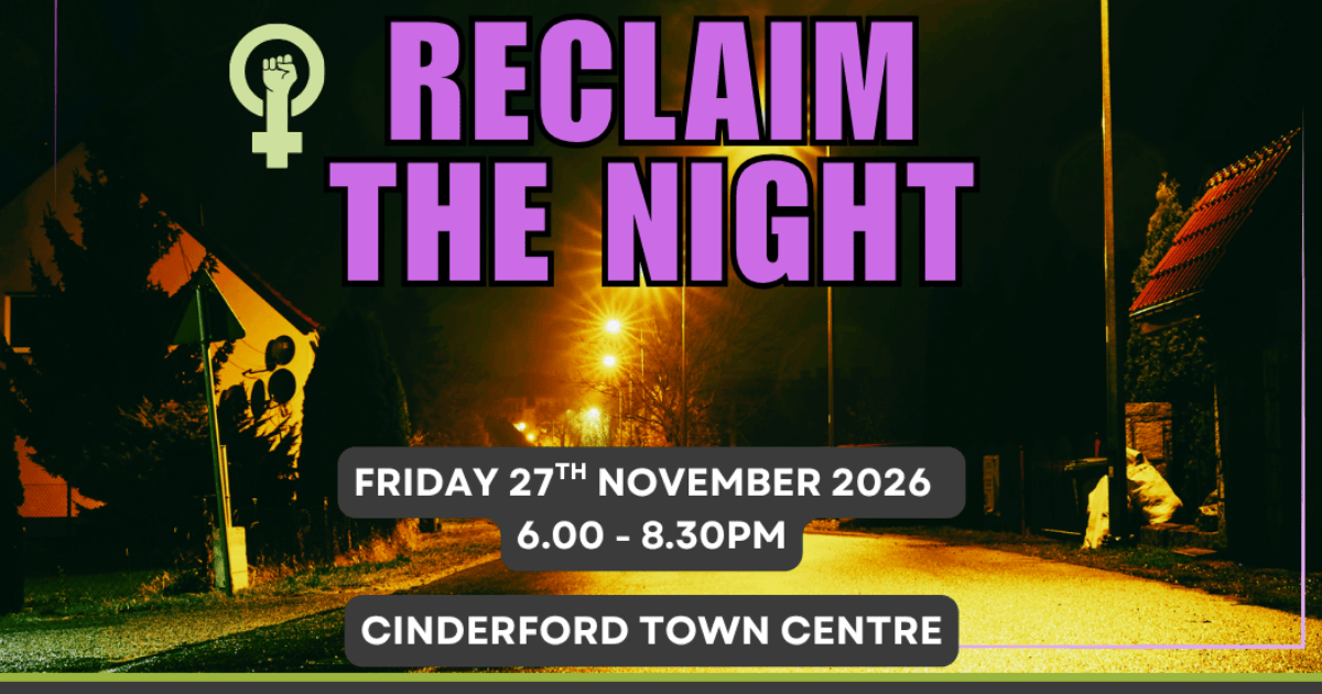 Reclaim the Night 2026 - Facebook Event Cover