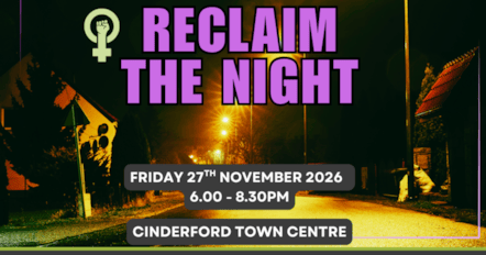 Reclaim the Night 2026 - Facebook Event Cover