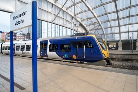 Image shows Northern service at Manchester Victoria