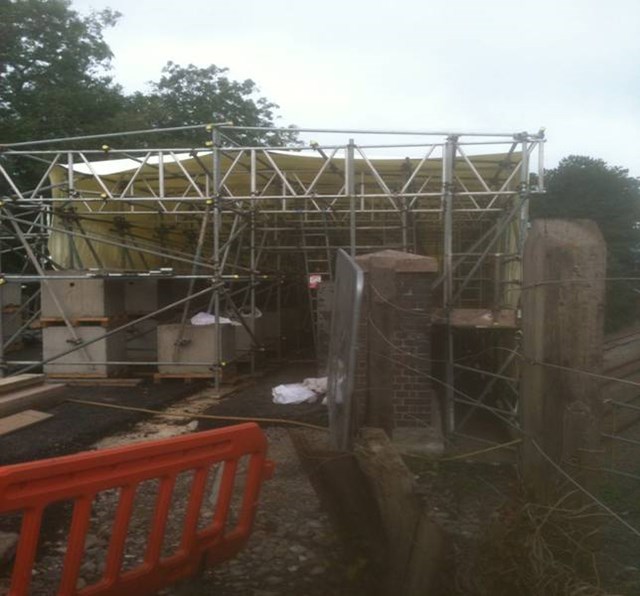 Ansford overbridge strengthened
