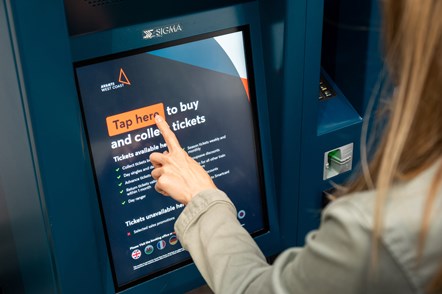 Avanti West Coast Ticket Vending Machine