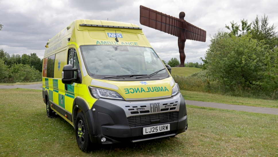 Ambulance & Angel of the North