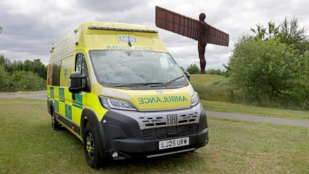 Ambulance & Angel of the North