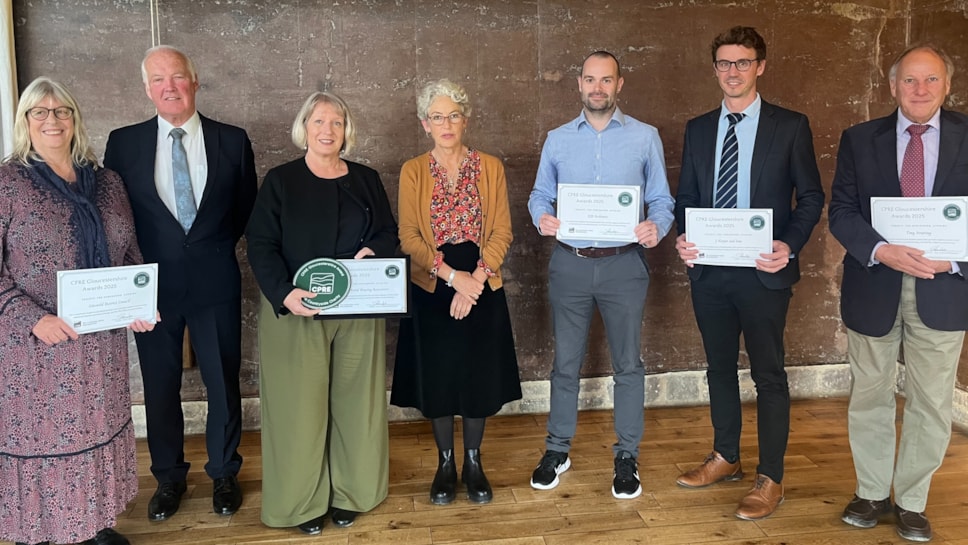 The Sunground stakeholders at CPRE awards