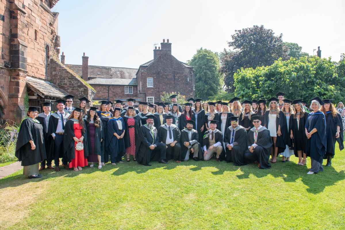 East of England Ambulance Service Trust paramedics at their University of Cumbria graduation at Carlisle Cathedral in July 2026