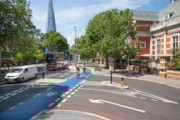 TfL Image - People cycling and walking along Tooley Street: TfL Image - People cycling and walking along Tooley Street