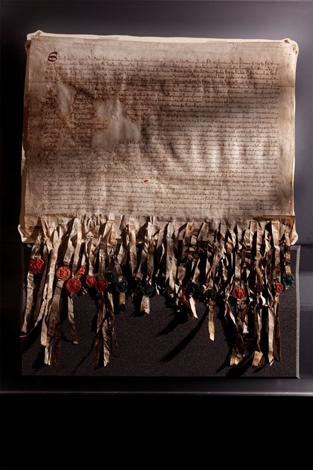 Declaration of Arbroath 2 credit Mike Brooks © King's Printer for Scotland, National Records of Scotland, SP13-7