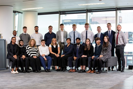 HS2 invests in future talent with 20 new apprentices: HS2 Ltd welcomes 20 new apprentices into the business