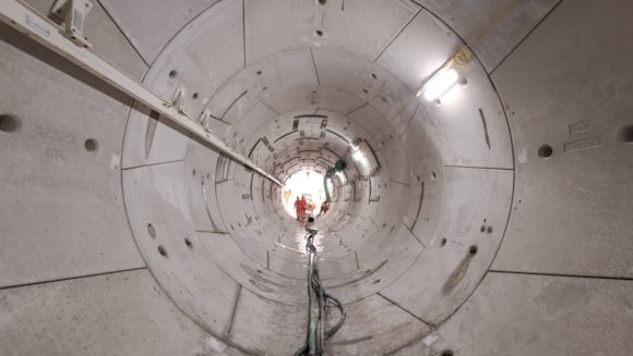 National Grid reaches halfway point in construction of new River Thames electricity tunnel: Grain to Tilbury tunnel progress