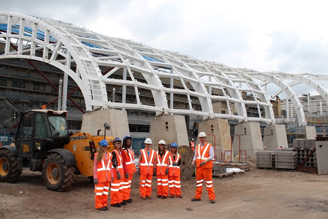 Could IT Be You? winners take up their paid work experience prize - here at Manchester Victoria redevelopment