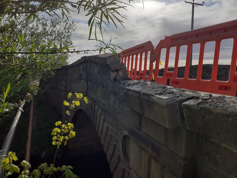 Pittendreich bridge damage