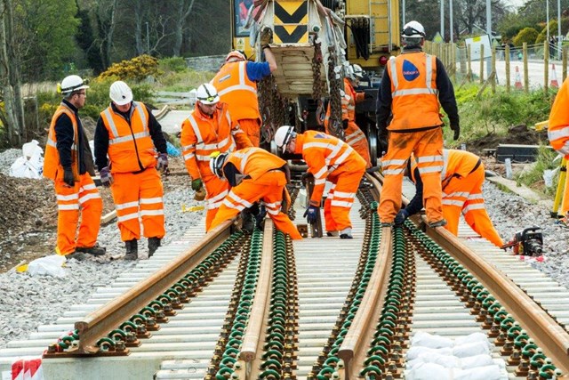 Scotland's railway to benefit from £23m of upgrades this Easter: A-I - Elgin west new points