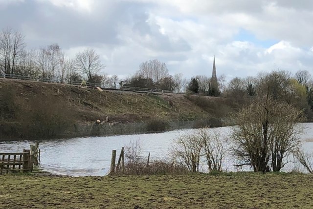 Salisbury and Romsey line expected to reopen at the end of March following landslip: Romsey flooding Mar 20