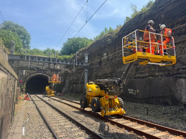 NR and QTS working outside Severn Tunnel 2025: NR and QTS working outside Severn Tunnel 2025