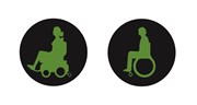 TfL Image - Wheelchair user graphics-3: TfL Image - Wheelchair user graphics-3