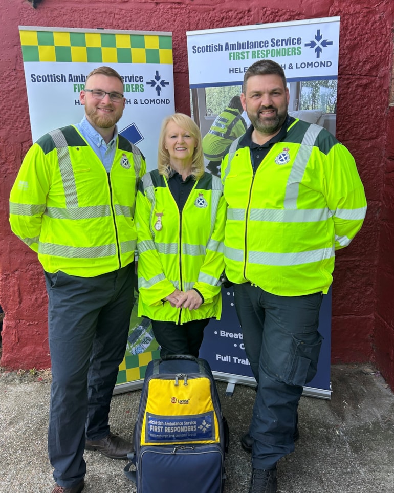 Family join forces to save lives in Helensburgh and Lomond