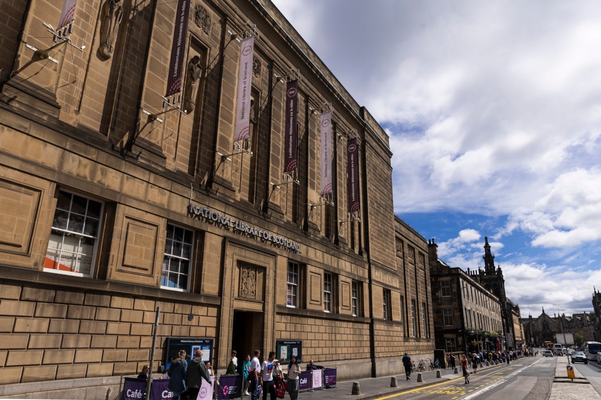 The National Library of Scotland building on George IV Bridge, Edinburgh. Credit: Eoin Carey