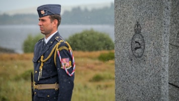 Loch Doon memorial to World War 2 pilot unveiled