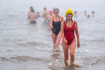 Dawnstalkers meet every day on Penarth beach for a sunrise sea swim, whatever the weather. Welsh Government hopes that applications for bathing water status being open to the public will help encourage more cold water swimming groups which has multiple benefits for people's physical and mental healt