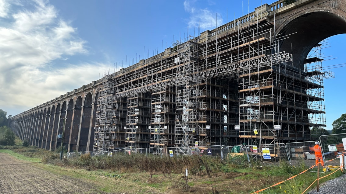 Network Rail is  working to enhance the life of this 180-year-old iconic Grade II listed Viaduct
