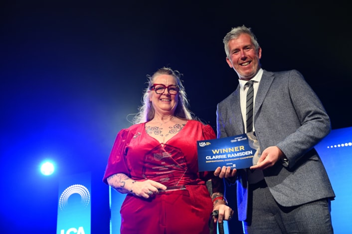 Sports Awards - Clarrie Ramsden: Clarrie Ramsden won Inspirational Community Champion.
Picture: SWPix.com