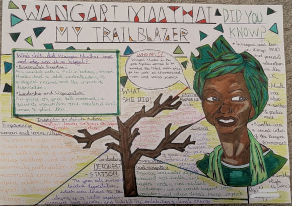 TRAILBLAZING HEROES – ENTRY 9 – WEMBLEY HIGH - WANGARI MAATHAI
